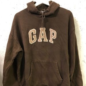 GAP Mocha Brown Hoodie Vintage Men Large Tik Tok Kanye West Rare YZY Yeezy RARE
